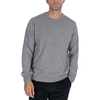 Atrani - light gray pure cashmere sweater